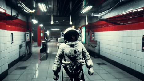 Astronauta-En-El-Metro-Subterráneo