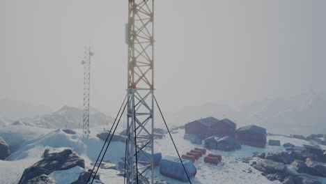 Blick-Auf-Die-Alte-Antarktische-Basis-An-Der-Südpolstation-In-Der-Antarktis
