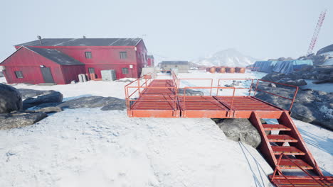 Vista-De-La-Importante-Estación-Antártica