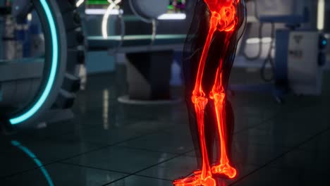 Examen-De-Escaneo-De-Huesos-De-Esqueleto-Humano-En-Laboratorio