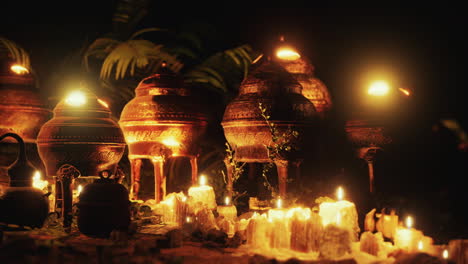 golden-altar-with-candles-at-night