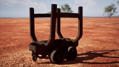 Viejo-Carro-Minero-Oxidado-En-El-Desierto