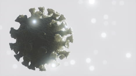 Mikroskopische-Ansicht-Einer-Infektiösen-Viruszelle-Des-Sars-Cov-2-Virus
