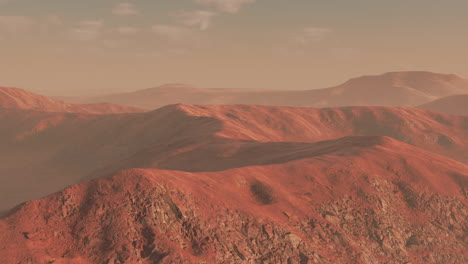 Panorama-of-red-dunes-and-mountains
