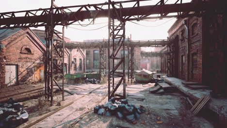 Alte-Verlassene-Industriegebäude-In-Der-Fabrik