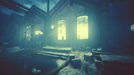 frightening-abandoned-factory-at-night