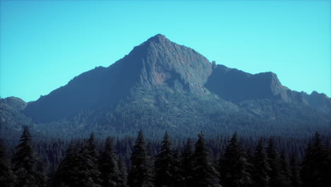 Majestuosas-Montañas-Con-Bosque-En-Primer-Plano-En-Canadá