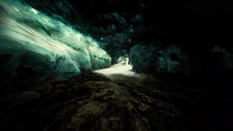 blue-ice-cave-covered-with-snow-and-flooded-with-light