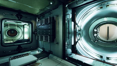 Interior-De-La-Estación-Espacial-Internacional-Futurista