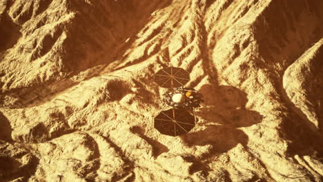Insight-Mars-Explorando-La-Superficie-Del-Planeta-Rojo.-Elementos-Proporcionados-Por-La-Nasa.