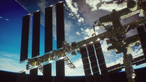 Estación-Espacial-Internacional.-Elementos-De-Esta-Imagen-Proporcionados-Por-La-Nasa