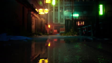 Bokeh-Kunst-Hintergrundbild-Von-Neonlichtern-Der-Nachtstraße