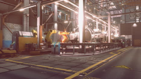Automobilproduktionsfabrik-Bei-Der-Arbeit
