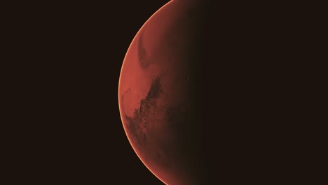 Planeta-Rojo-Marte-En-El-Cielo-Estrellado