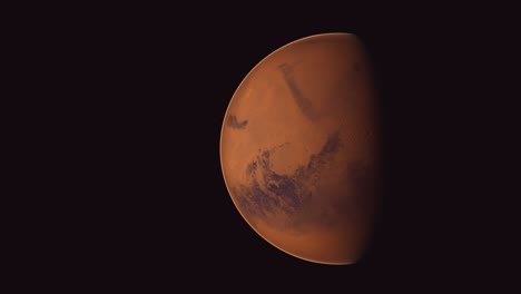 Planeta-Rojo-Marte-En-El-Cielo-Estrellado