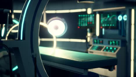 futuristic-sci-fi-MRI-Scanner-medical-equipments-in-hospital