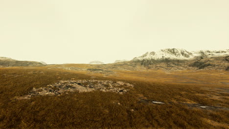 Panoramic-view-on-mountains-covered-with-snow