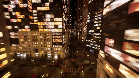 Beautiful-Aerial-Drone-Hyperlapse-view-of-urban-modern-city