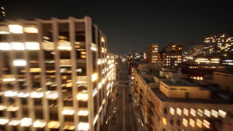 Beautiful-Aerial-Drone-Hyperlapse-view-of-urban-modern-city