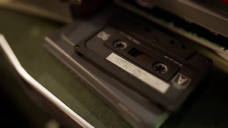 Retro-Stilbild-Einer-Alten-Audio-Kompaktkassette