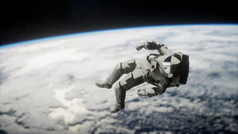 Astronauta-En-Elementos-Del-Espacio-Exterior-De-Esta-Imagen-Proporcionada-Por-La-Nasa