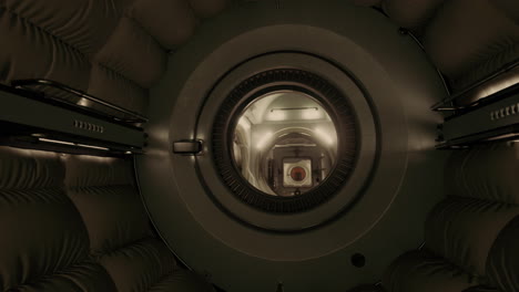 Interior-De-La-Estación-Espacial-En-El-Espacio