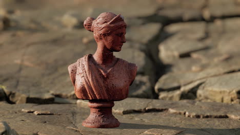 Antigua-Estatua-De-Mujer-En-Piedras-Rocosas