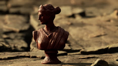 Antigua-Estatua-De-Mujer-En-Piedras-Rocosas