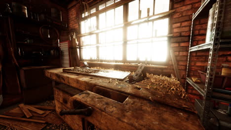 Traditional-old-carpenter-workshop-interior