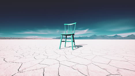 old-wooden-chair-in-a-salt-lake