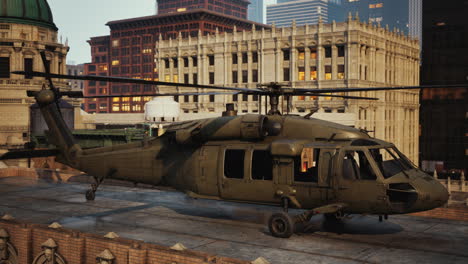 Military-helicopter-in-New-York-City