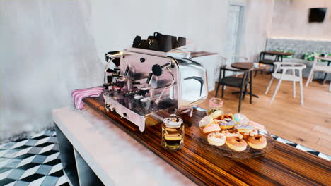Nahaufnahme-Der-Automatisch-Arbeitenden-Kaffeemaschinen