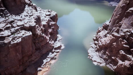 Luftaufnahme-Des-Grand-Canyon-Flussaufwärts-Des-Colorado-River