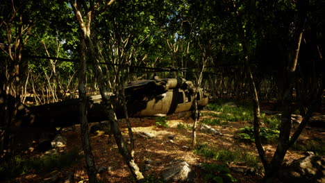 Militärhubschrauber-Im-Tiefen-Dschungel