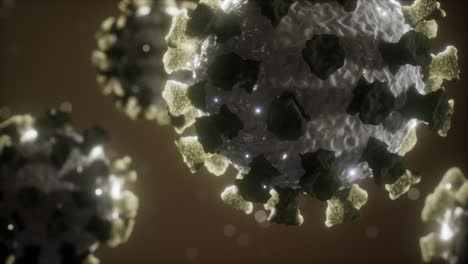 Medizinisches-Mikromodell-Des-Coronavirus-Covid-19