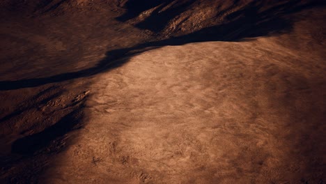 Fiktive-Marsboden-Luftaufnahme-Der-Marswüste