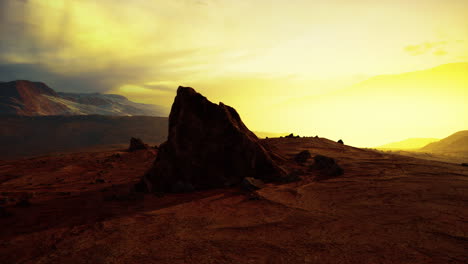 Rock-formations-in-desert-of-Wadi-Rum