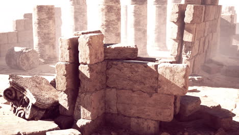 Ruinas-Antiguas-De-Ptolemais-Cerca-De-Benghazi