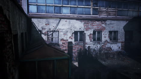 old-dark-factory-warehouse-alley-at-night