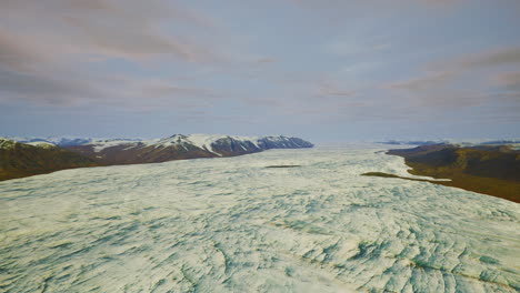 Alaska-Gletscherbucht-Landschaftsansicht