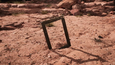 Very-old-wooden-frame-in-Grand-Canyon