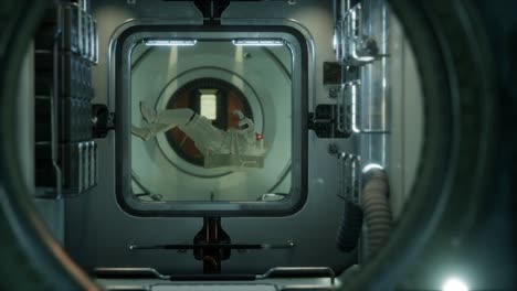 Astronauta-Dentro-De-La-Estación-Espacial-Orbital