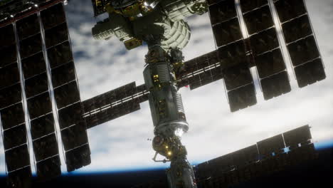 International-Space-Station-over-the-planet-Elements-furnished-by-NASA