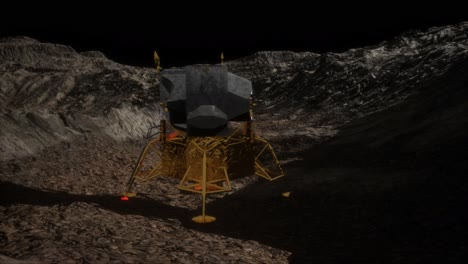 Mondlandemission-Auf-Dem-Mond