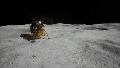 Lunar-Landing-Mission-on-the-Moon