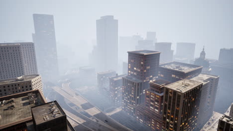 skyscrapers-covered-by-morning-fog