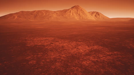 Deserted-terrestial-planet-in-orange-colors