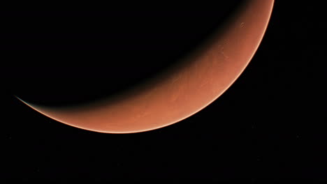 Erstaunlicher-Roter-Planet-Mars-Im-Tiefen-Sternenraum