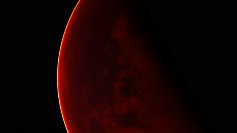 red-planet-Mars-in-the-starry-sky