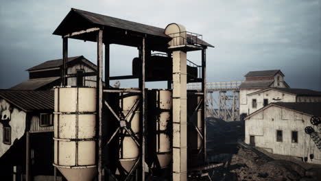 Förderkopf-Und-Gebäude-Im-National-Coal-Mining-Museum